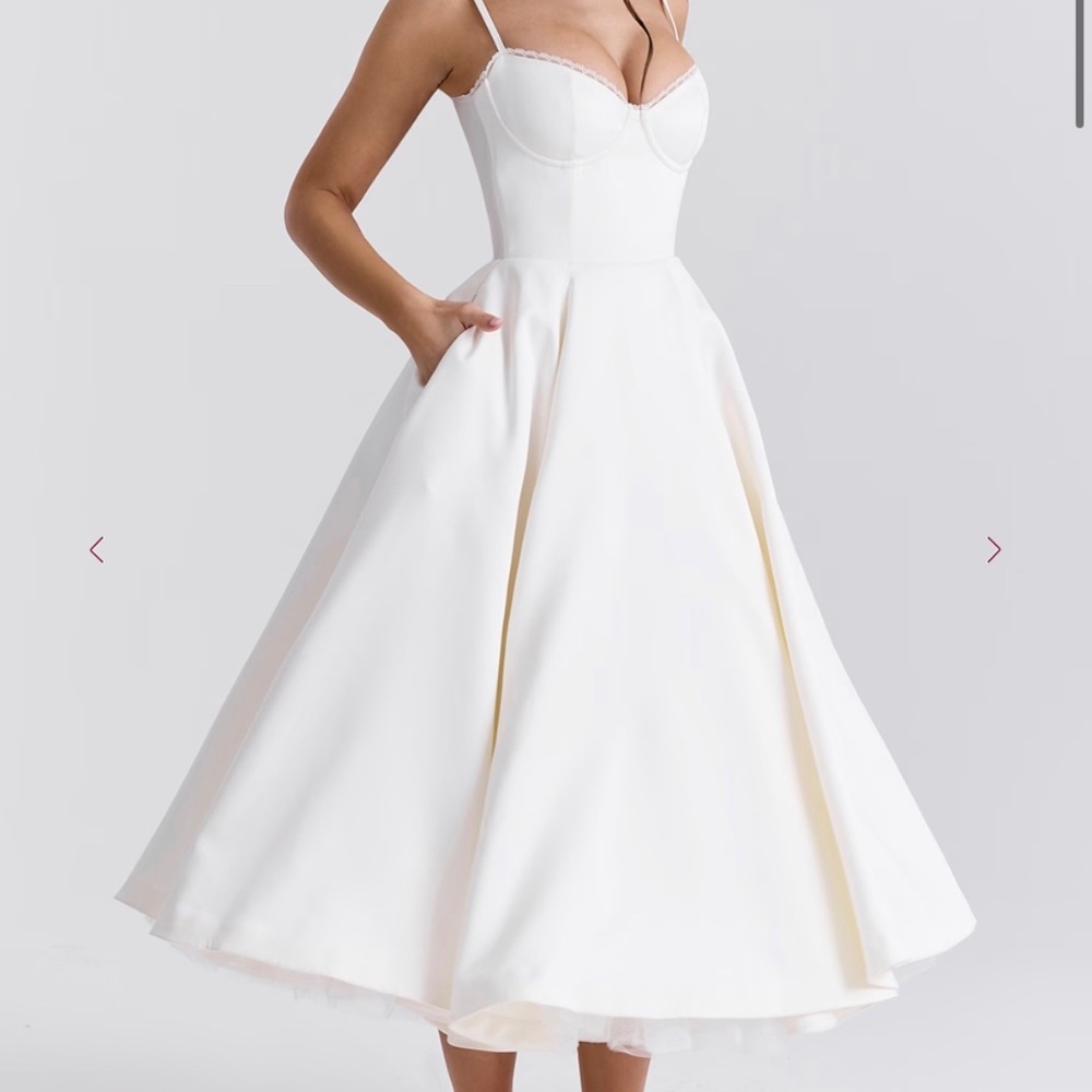 House of CB mademoiselle dress white M